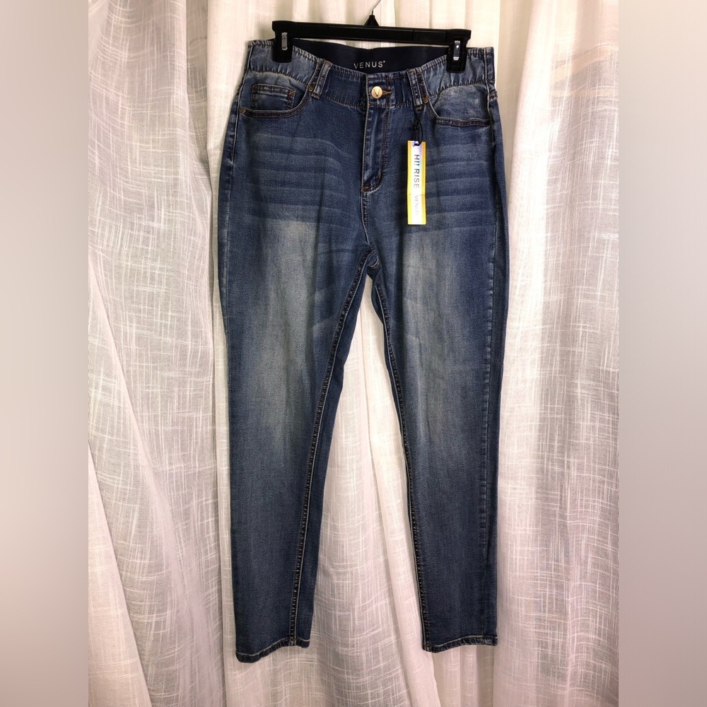 VENUS High-Rise Slim Jeans in Washed Blue size 8 NWT - Picture 3 of 6